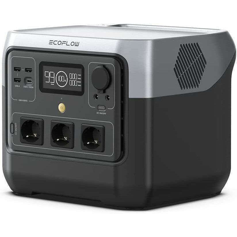 Statie de incarcare portabila EcoFlow Power Station River 2 Pro, 768 Wh, 4 X 800W, Wi-Fi, Bluetooth, iesire USB-A, AC, USB-C