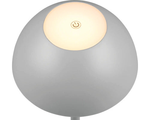 Veioza Cu Led Integrat Ricardo 1, 5w 240 Lumeni, Pentru Exterior Ip54, Incarcare Usb, Gri