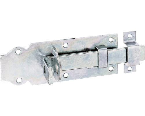 Zavor Metalic Universal Alberts 140x52 Mm, Blocare Cu Lacat, Otel Zincat Galben