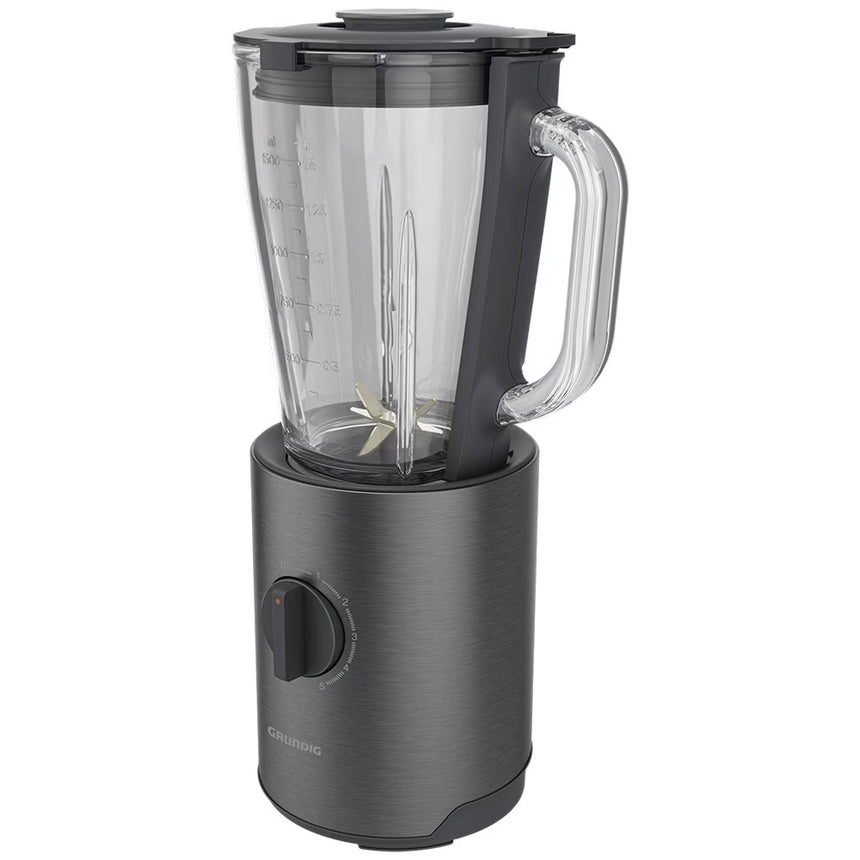 Blender GRUNDIG Delisia Novus SM7140, 1.5l, 800W, 5 Trepte Viteza, Gri-Negru