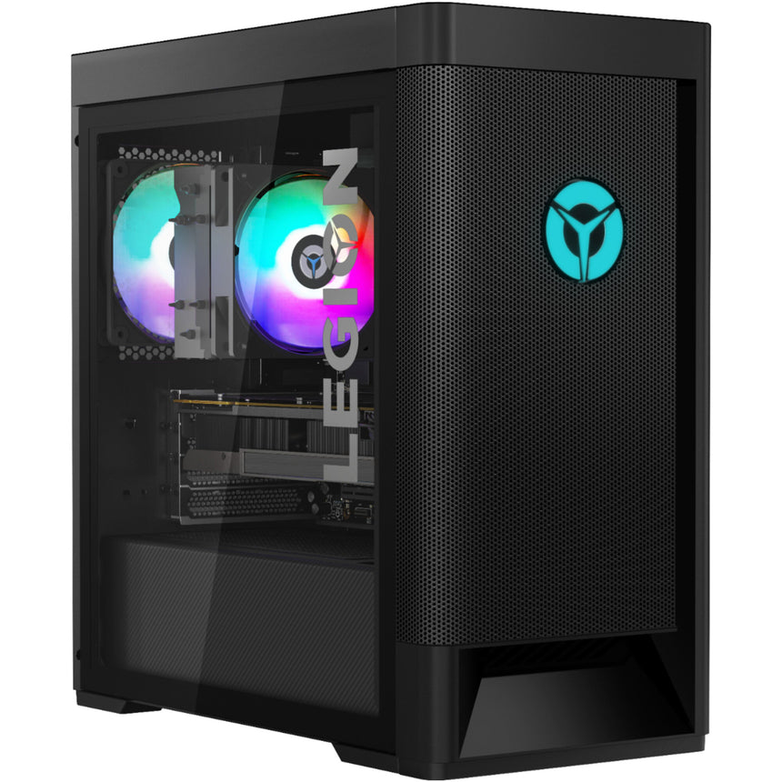 Sistem Gaming Lenovo Legion T5 26AMR5 cu procesor AMD Ryzen 5 5600G pana la 4.40 GHz, 16GB DDR4, 512GB SSD, NVIDIA GeForce GTX 1660 SUPER 6GB GDDR6, No OS