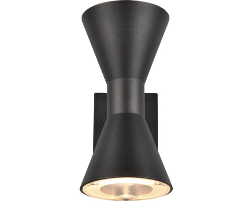 Aplica Sus/jos Ardas Gu10 Max. 2x10w, Negru
