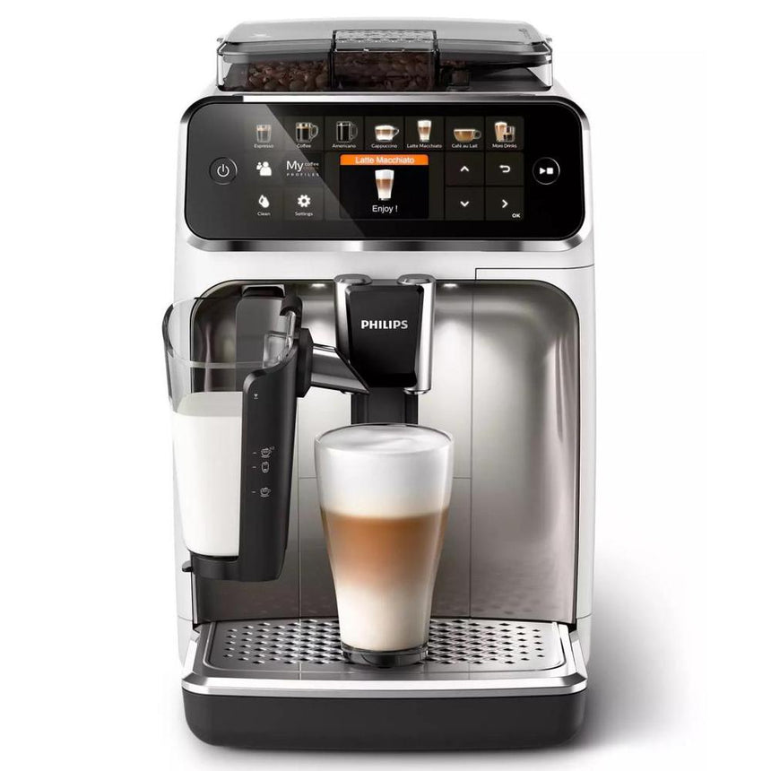 Espressor automat PHILIPS S3300 LatteGo EP3343/90, 1.8l, 6 bauturi, 1500W, 15 bar, Alb-Negru