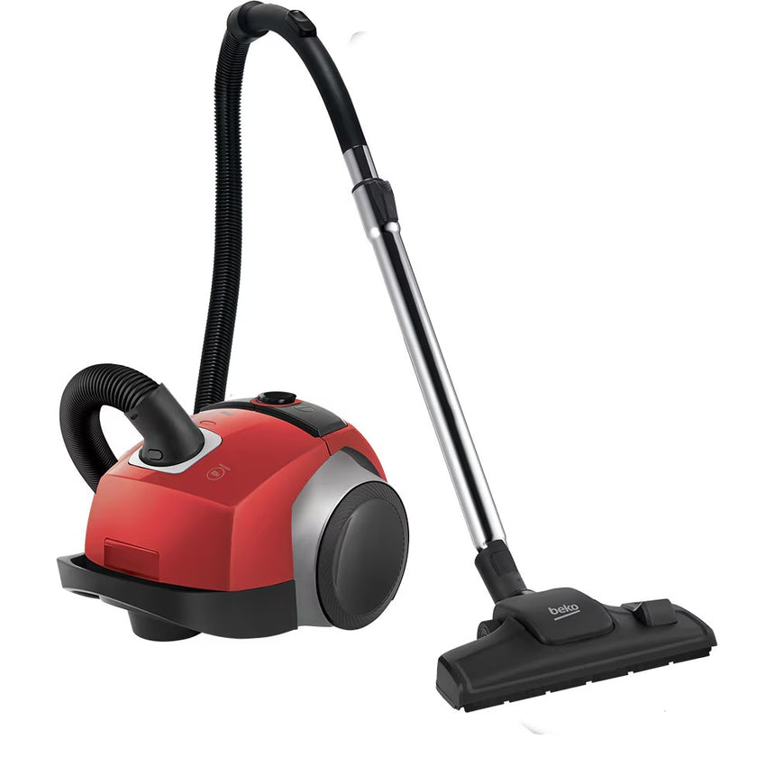 Aspirator cu Sac BEKO PerformCyclone VCC44401AR, 1.8l, 750W, 73dB, Rosu-Negru