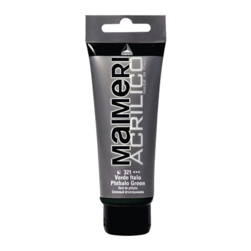 Culoare Acrilica, Phtalo Green, 75 ml, Acrilico Maimeri