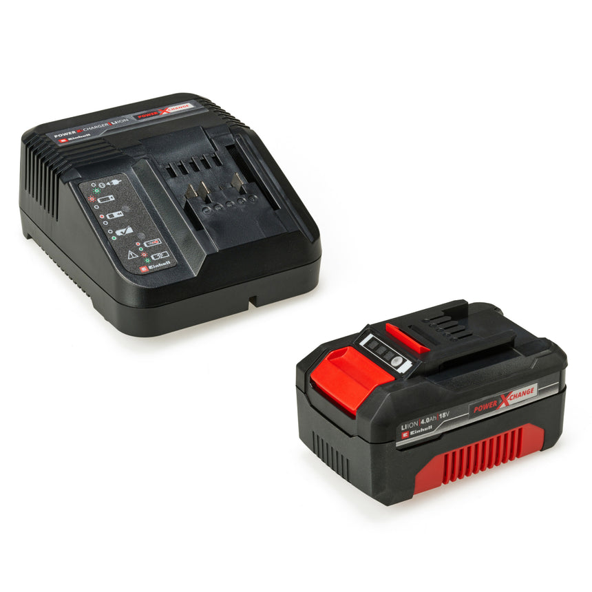 Kit acumulator si incarcator Einhell PXC 4512042, 18 V, 4.0 Ah, putere maxima 900 W