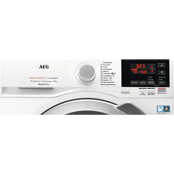 Masina de Spalat Rufe Frontala AEG L6FLG41S ProSense, 10kg, 1400rpm, Clasa A, Alb