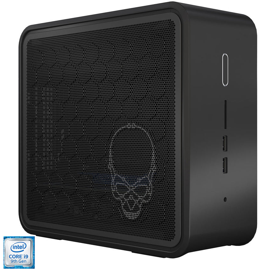 Mini PC Intel NUC 9 Extreme Kit NUC9I7QNX cu procesor Intel® Core™ i7-9750H pana la 4.50GHz, Ghost Canyon, fara RAM, fara stocare, Wi-Fi, Bluetooth, Intel® UHD Graphics 630