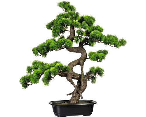Planta Artificiala Bonsai Kiefer In Ghiveci H 65 Cm Verde