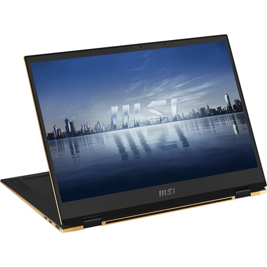 Laptop 2 in 1 MSI Summit E13 Flip Evo A13MT-235RO, Intel Core i7-1360P pana la 5GHz, 13.4" WUXGA Touch, 16GB, SSD 1TB, Intel Iris Xe Graphics, Windows 11 Home, Negru