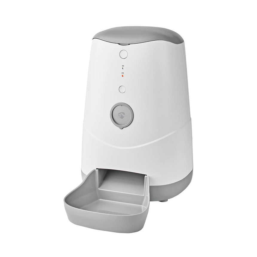 Dispenser hrana smart automat pentru caini si pisici Nedis, Aplicatie, notificare hrana terminata, posibilitate conectare acumulator portabil