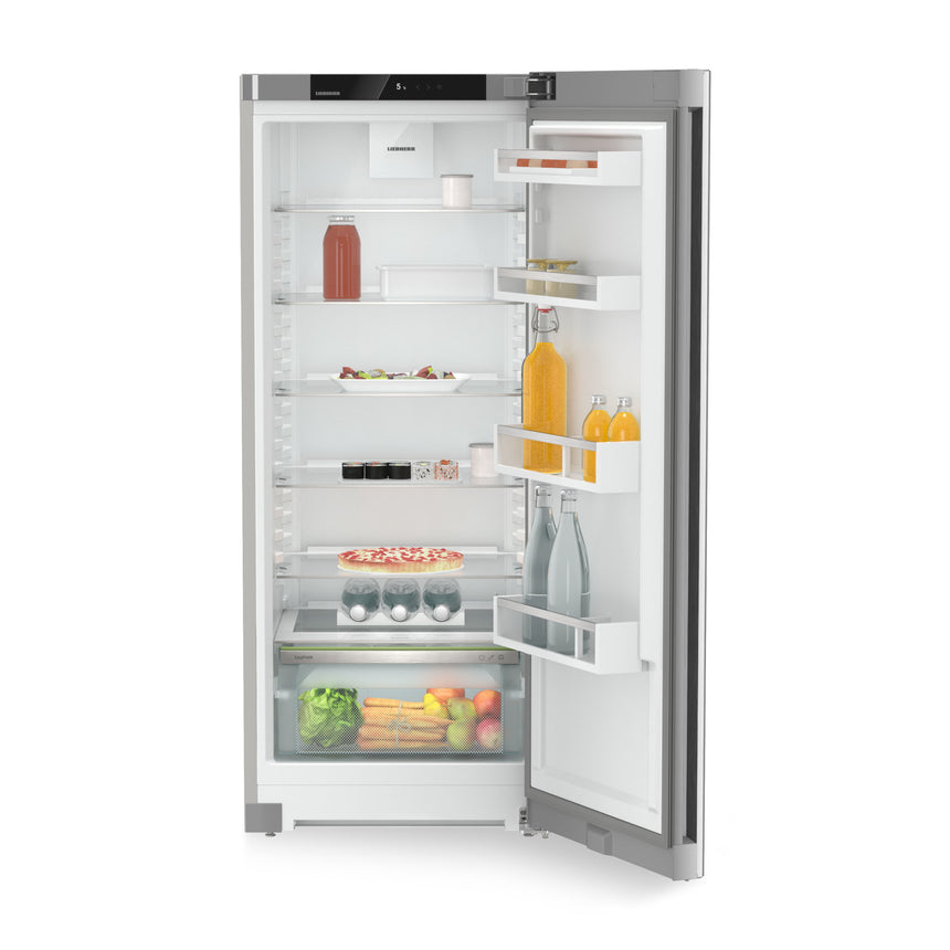 Frigider Liebherr Rsff 4600 Pure, EasyFresh, 298 l, Clasa F, H 145.5 cm, SteelFinish, Silver