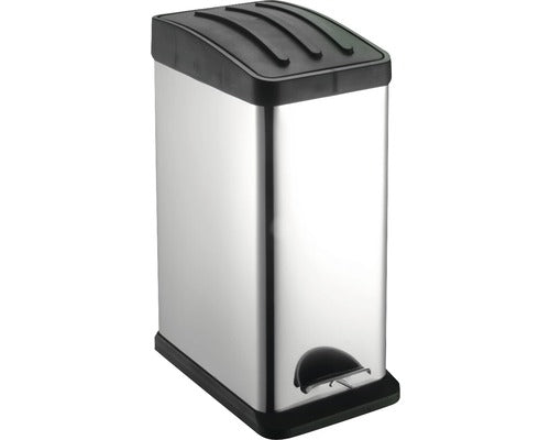 Cos de Gunoi cu Pedala 15 Litri Inox