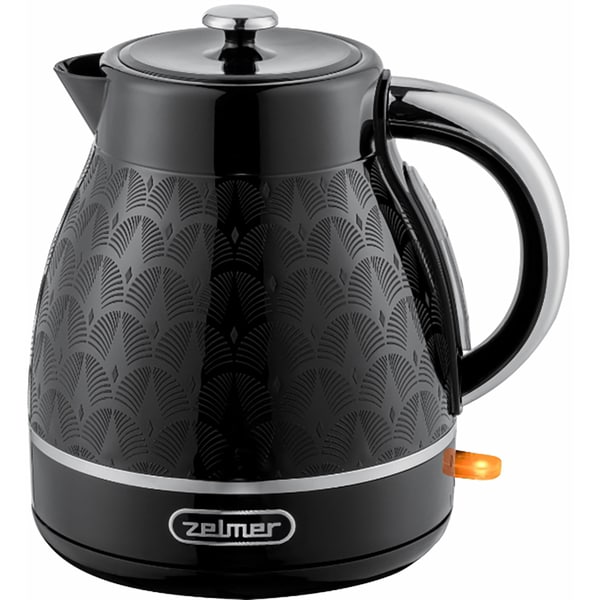 Fierbator Apa ZELMER ZCK7640, 1.7l, 2200W, Negru-Argintiu