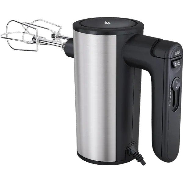 Mixer de mana WMF Kult X 416560011, 400W, 5 trepte viteza, Argintiu-Negru