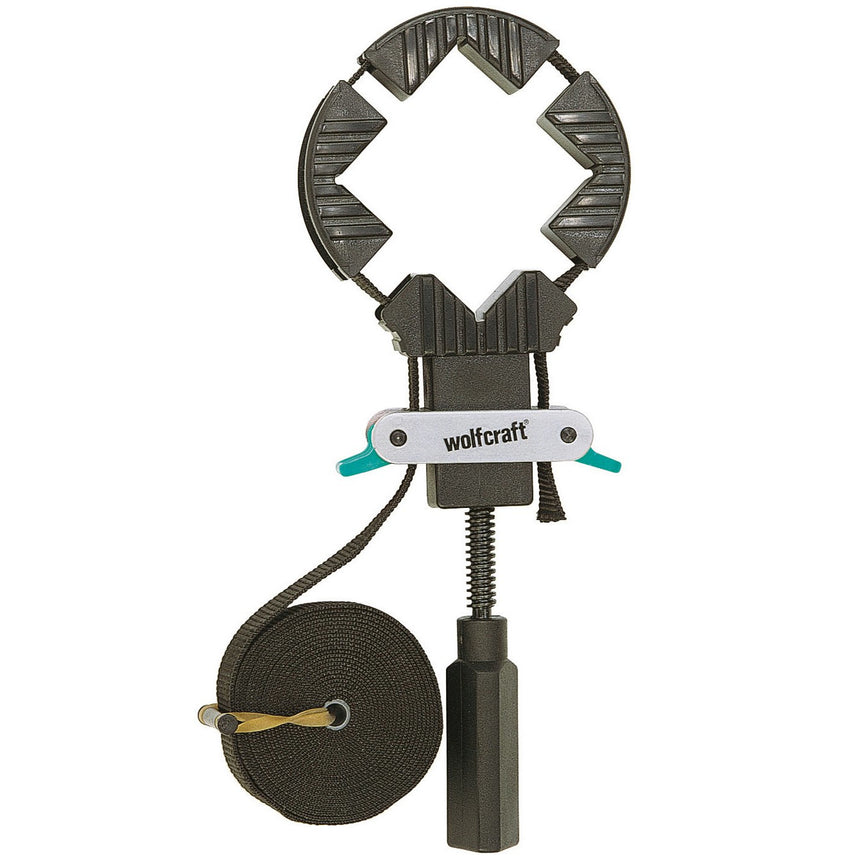 Chinga de strangere cu 4 bacuri Wolfcraft 3416000, 4 m, strangere cu manivela