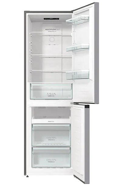 Combina frigorifica GORENJE NRK6191PS4, No Frost Plus, 302 l, H 185 cm, Clasa A+, Inox