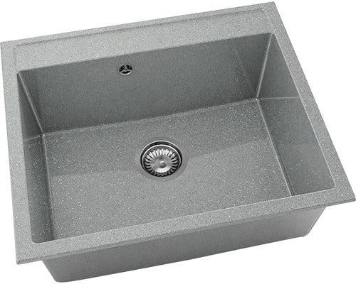 Chiuveta Bucatarie Cu O Cuva Fat Avangard 227 60x51 Cm, Fara Picurator, Granixit City Grey