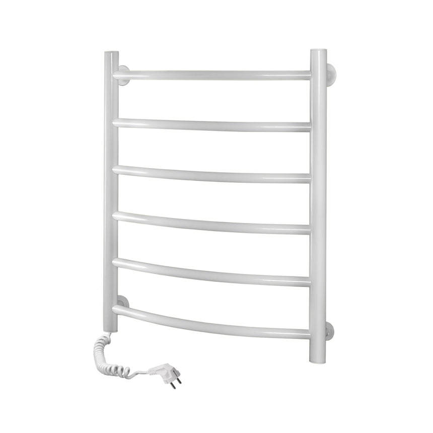 Calorifer Baie PortProsop Electric din Otel NAVIN Camellia 480x600x130 cu termostat, conexiune Stanga