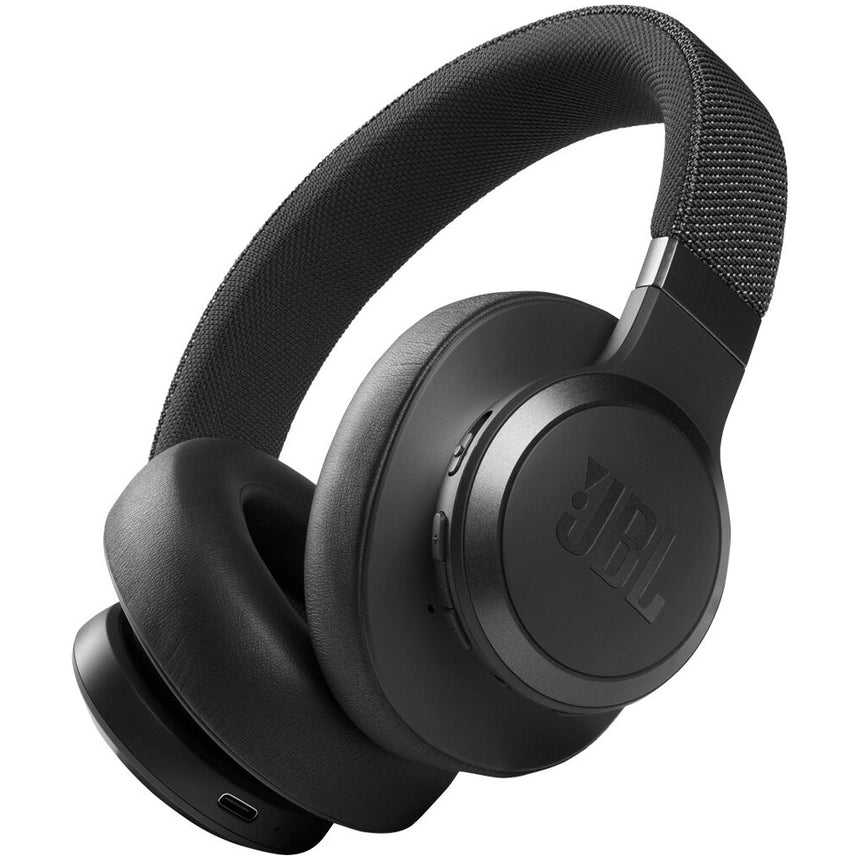 Casti audio over-ear JBL Live 660NC, Noise Cancelling, Bluetooth, Asistent Vocal, Negru