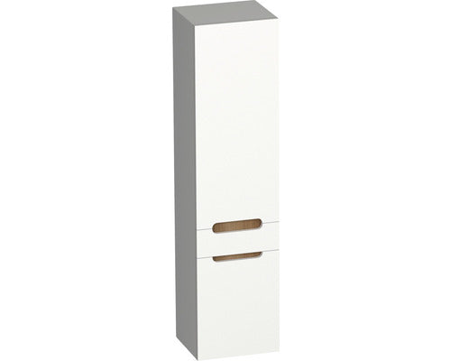 Dulap baie inalt suspendat Mara, 1 usa 1 sertar, PAL, 40 cm, alb