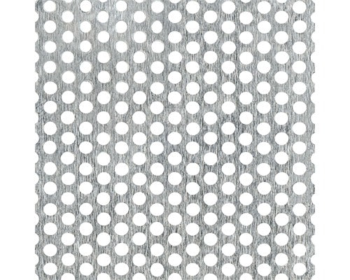 Tabla Perforata Aluminiu Alberts 200x1000 Mm, Diametru Perforatii Ø3mm, Perforatii Rotunde, Eloxat