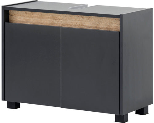 Baza Lavoar Cosmo 800, 2 Usi, PAL, 80 cm, Antracit