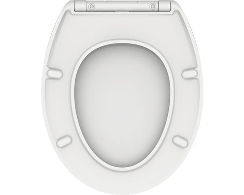 Capac WC FORM & STYLE Maui, duroplast, inchidere lenta, cu iluminare LED, alb