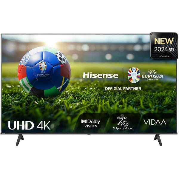 Televizor LED Smart HISENSE 55A6N, Ultra HD 4K, HDR, 139cm, Clasa E, Negru