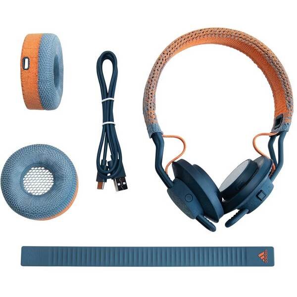 Casti ADIDAS RPT-01, Bluetooth, On-Ear, Microfon, Albastru-Corai