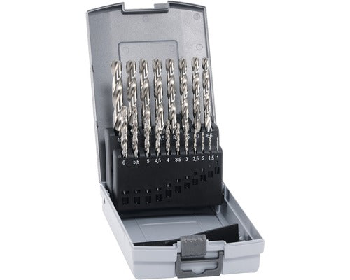 Set Burghie Metale Hss Alpen Ø1-10 Mm, 19 Piese