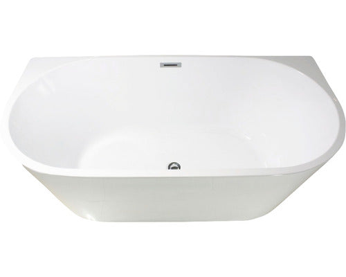 Cada de baie dreptunghiulara freestanding Linea Eco 75x150x58 cm acril alb