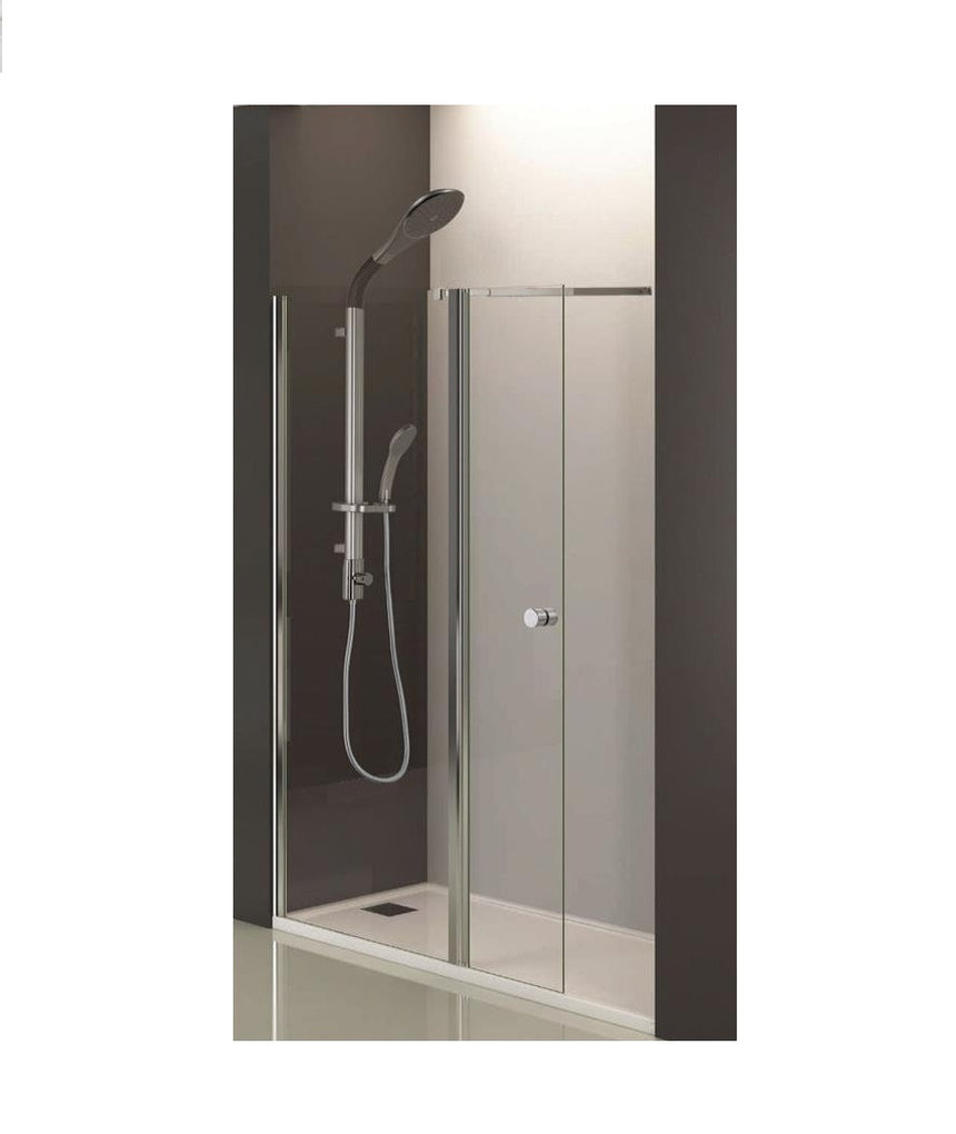 Paravan Dus cu Usa Batanta Sanotechnik Sanoflex Grande, 160x195 cm, Sticla Securizata Transparenta, Profil Crom