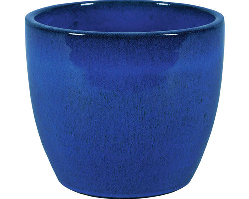 Ghiveci Ceramica Oslo Ø 30 Cm H 26 Cm Albastru