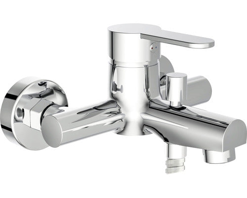 Baterie cada monocomanda SCHUTTE Stockholm cartus 40 mm perlator M28 crom, racord presiune ridicata - rezistent la presiune