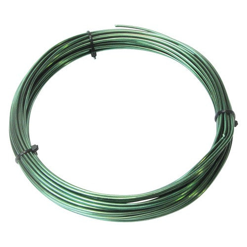 Sarma de aluminiu Pösamo 2mm x 100m, verde, lacuit