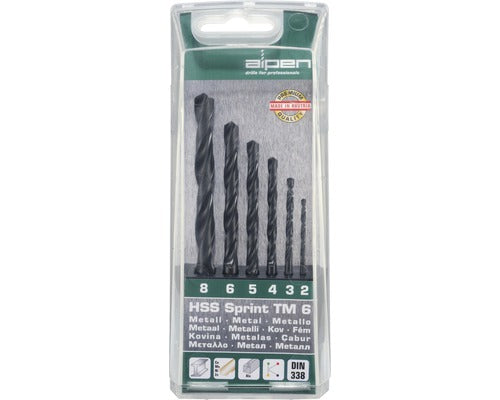 Set Burghie Metal Hss Alpen Ø2-8 Mm, 6 Piese