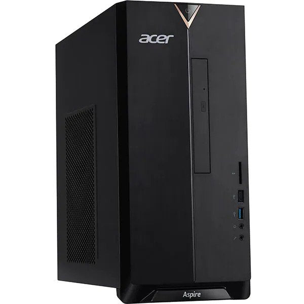 Sistem Desktop ACER Aspire TC, Intel Core i3-10100 pana la 4.3GHz, 4GB, SSD 256GB, Intel UHD Graphics, Endless, Negru