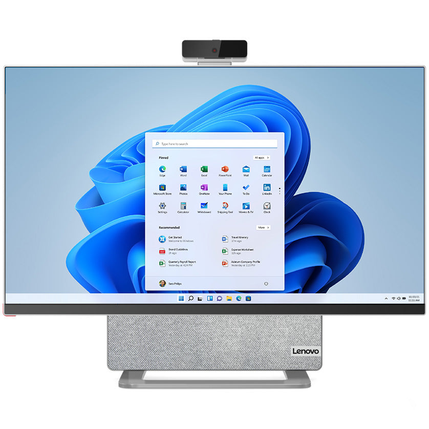 Sistem All-in-One Lenovo YOGA AIO 7 27ACH6 cu procesor AMD Ryzen 7 5800H pana la 4.40 GHz, 27", UHD, IPS, 16GB DDR4, 1TB SSD + 1TB HDD, AMD Radeon RX 6600M 8GB GDDR6, Windows 11 Home 64