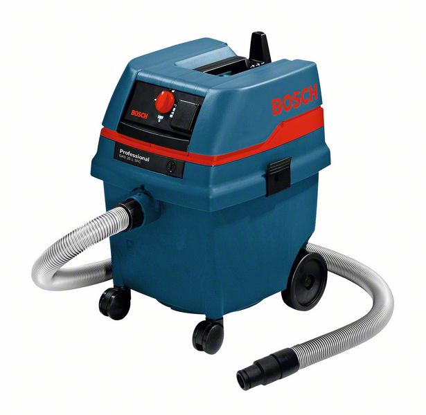 Aspirator industrial Bosch Professional GAS 25 L SFC, 1200 W, 248 mbar, volum brut 25 l, priza scule electrice, comutator curatare filtru