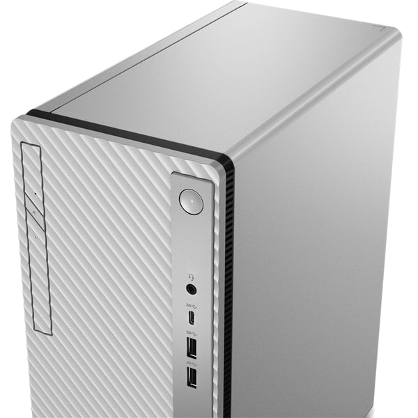 Desktop PC, Lenovo, IdeaCentre 5, 14IAB7 Tower, Procesor Intel Core i5-12400, 2.5/4,4GHz, 18M, 8 GB, 512 GB SSD M.2 NVMe, Intel UHD Graphics 730, DOS gratuit, Argintiu