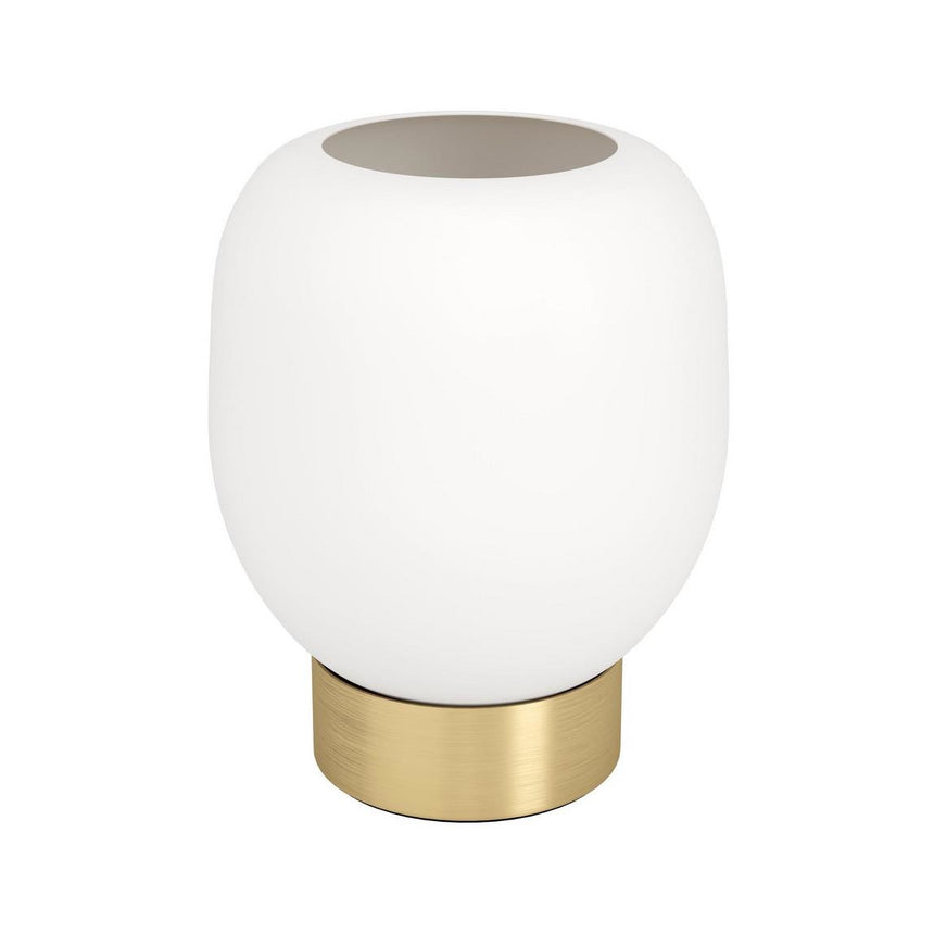 Lampa de masa, Eglo, E27/40W/230V, Auriu/Alb