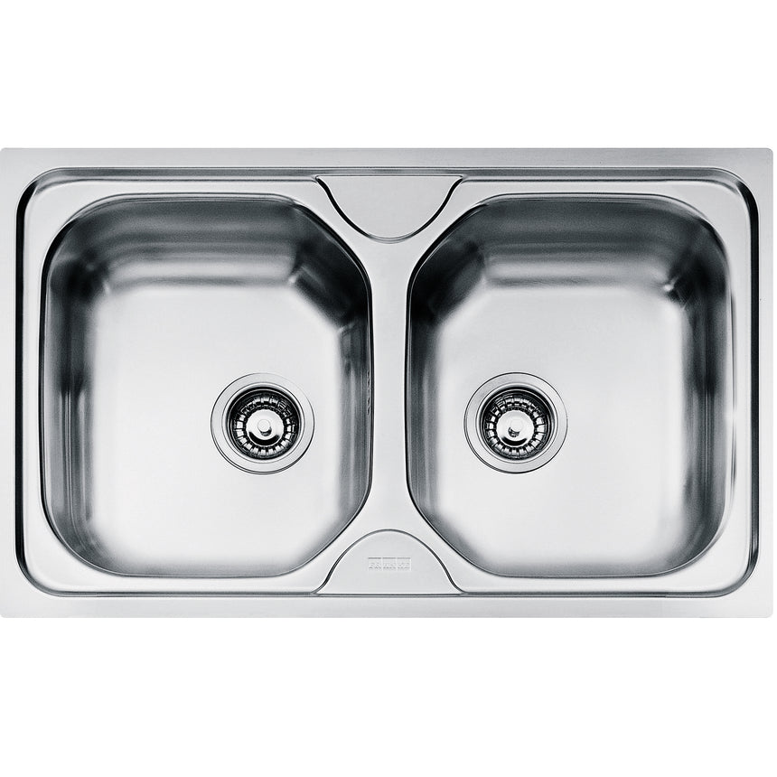 Chiuveta bucatarie Franke OLX 620, 2 cuve, 790x500mm, inox satinat