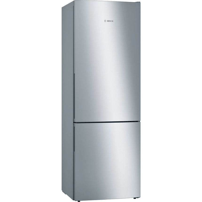 Combina frigorifica Bosch KGE49AICA, 419 l, Low Frost, VitaFresh, Control electronic, Raft sticle, Super freeze, Clasa C, H 201 cm, Inox Antiamprenta