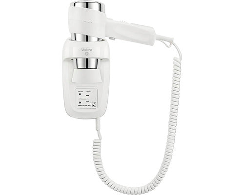 Uscator de par Valera Action Super Plus 1600 Shaver 2022, pentru hotel, montare pe perete, 1600 W, Alb