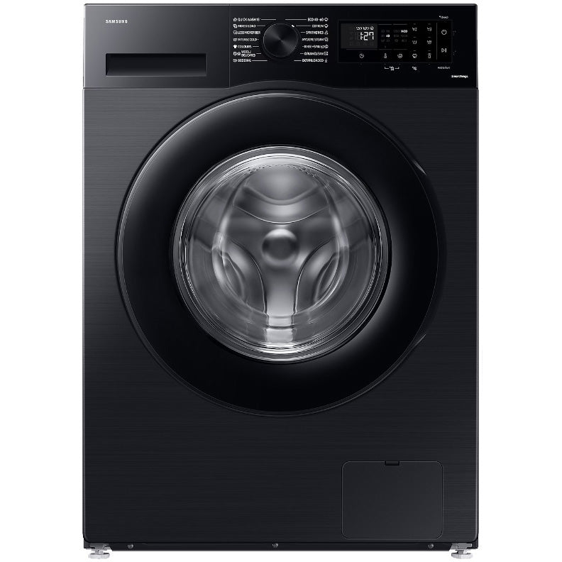 Masina de spalat rufe Samsung WW80CGC04DABLE, 8 kg, 1400 RPM, Clasa A, Eco Bubble, WiFi SmartThings, AI Energy, Motor Digital Inverter, Negru