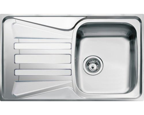 Chiuveta Bucatarie Cu O Cuva Centa Alya 45 79x50 Cm, Cu Picurator, Inox