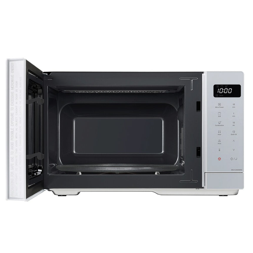 Cuptor Microunde cu Grill PANASONIC NN-K35NWMEPG, 24l, 900W, Alb