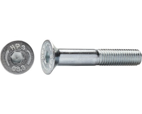 Suruburi Metrice Cu Cap Inecat Si Hexagon Interior Dresselhaus 10x30 Mm Din7991 Otel Zincat, 50 Bucati