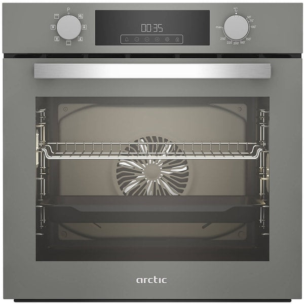 Cuptor incorporabil Arctic ARVIE1430MGM, Electric, 71 l, Autocuratarea catalitica, AeroCooking, Control touch, Clasa A, Manhattan Grey